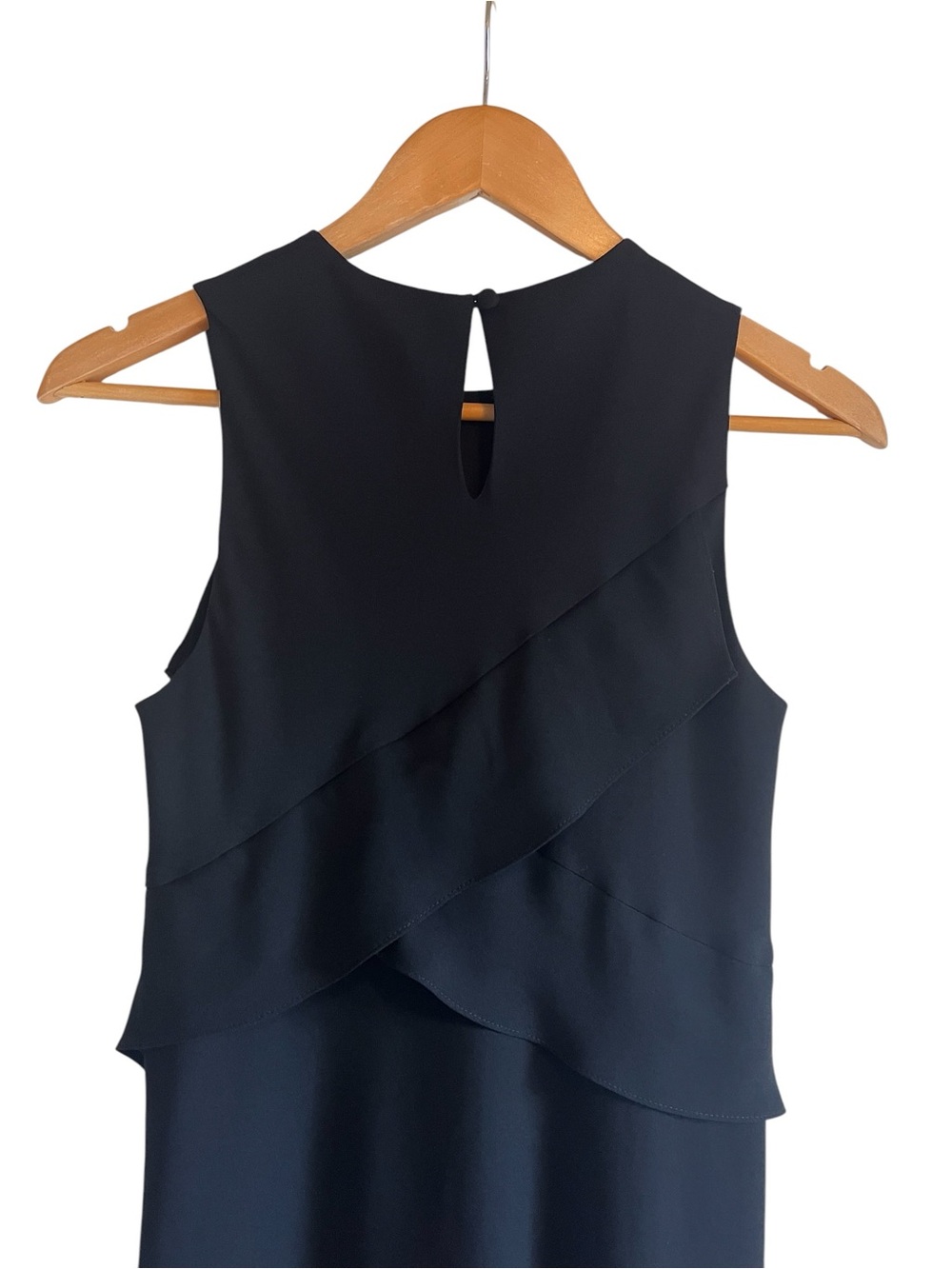 Judith & Charles bias cut ruffle front sleeveless midi dress excellent condition - Picture 7 of 11